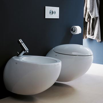 LAUFEN ILBAGNOALESSI ONE WC sedátko, SoftClose, bílá H8929710000001 Obrázek - fotka