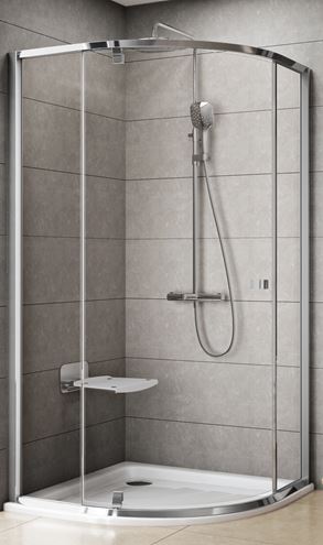 RAVAK PIVOT PSKK3 90 sprchový kout 90x90 cm, R500, pivotové dveře, chrom lesk/sklo transparent 37677C00Z1 Obrázek - Hlavní obrázek