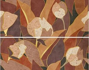 NAXOS CHROMATICA dekor 80x100(40x100) cm, mat, tulip (2ks)