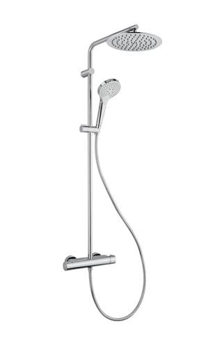 CONCEPT 200 sprchový set s termostatickou baterií, horní sprcha, ruční sprcha se 3 proudy, tyč, hadice, chrom PM10076/CO Obrázek - Hlavní obrázek