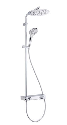 CONCEPT 200 sprchový set s termostatickou baterií, horní sprcha, ruční sprcha se 3 proudy, tyč, hadice, chrom PM10144/CO Obrázek - fotka