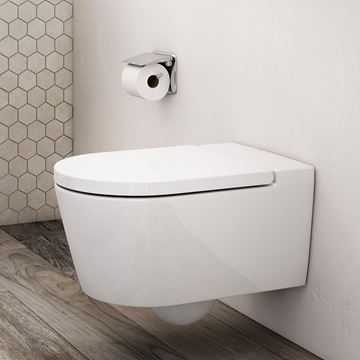 ROCA INSPIRA ROUND WC sedátko, SoftClose, bílá A80152200B Obrázek - fotka