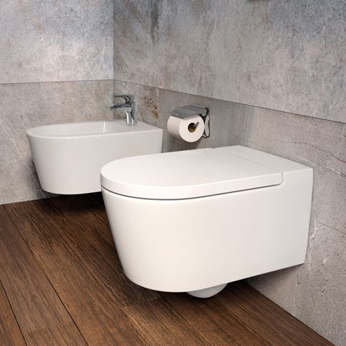 ROCA INSPIRA ROUND WC sedátko, SoftClose, bílá A80152200B Obrázek - fotka