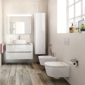 ROCA INSPIRA ROUND WC sedátko, SoftClose, bílá A80152200B Obrázek - fotka