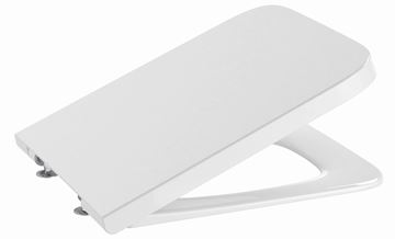 ROCA INSPIRA SQUARE WC sedátko, SoftClose, bílá
