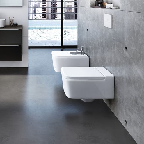 ROCA INSPIRA SQUARE WC sedátko, SoftClose, bílá A80153200B Obrázek - fotka