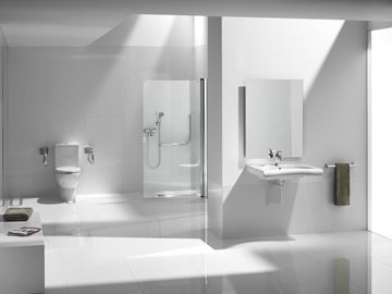 ROCA MERIDIAN WC sedátko, bezbariérové, bílá A801230004 Obrázek - fotka