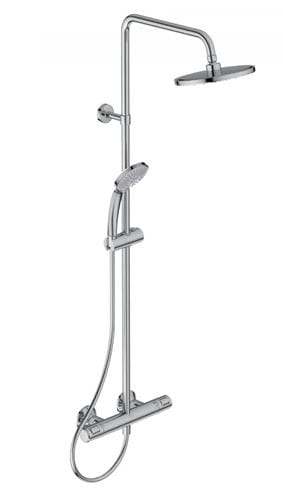 IDEAL STANDARD CERATHERM sprchový set s termostatickou baterií, horní sprcha, ruční sprcha se 3 proudy, tyč, hadice, chrom A7208AA Obrázek - Hlavní obrázek
