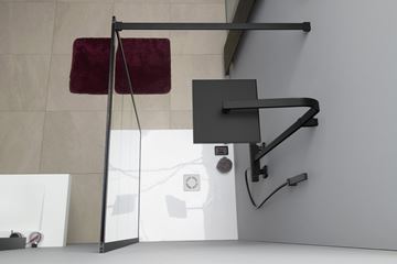 POLYSAN FLEXIA sprchová vanička 90x90 cm, litý mramor, bez nožiček 71546 Obrázek - fotka
