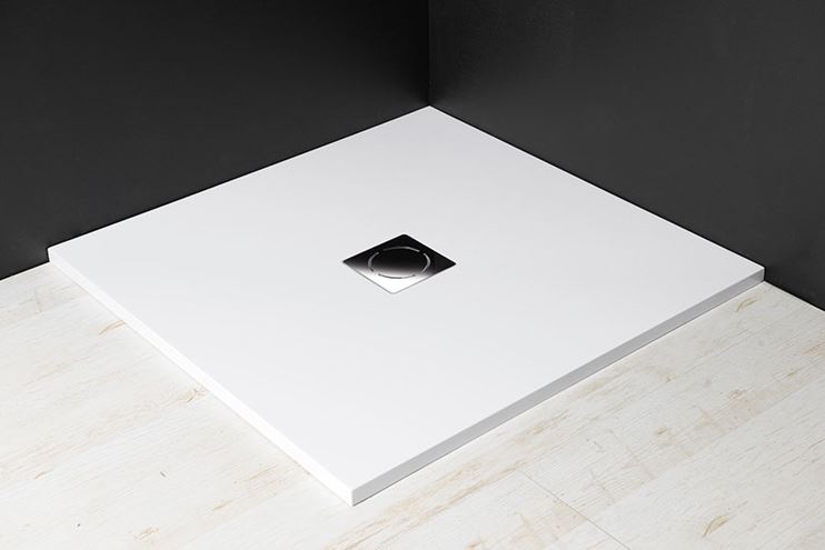 POLYSAN FLEXIA sprchová vanička 90x90 cm, litý mramor, bez nožiček 71546 Obrázek - fotka