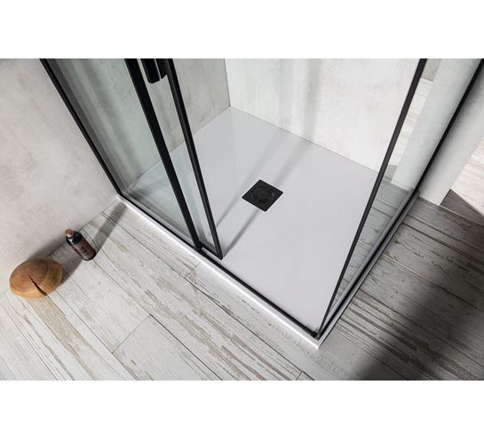 POLYSAN FLEXIA sprchová vanička 90x90 cm, litý mramor, bez nožiček 71546 Obrázek - fotka