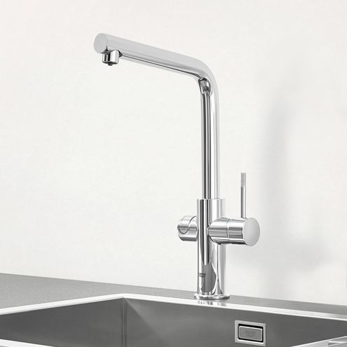 GROHE BLUE PROFESSIONAL dřezové elektronická baterie, s filtračním a chladícím zařízením, Bluetooth, napájení ze sítě, chrom 31347003 Obrázek - fotka