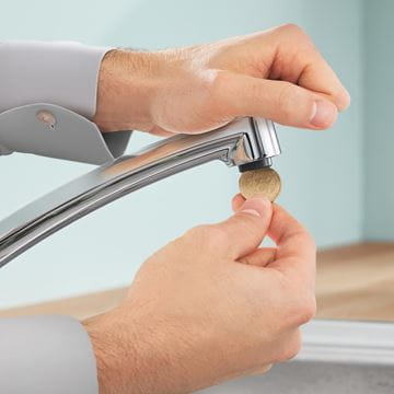 GROHE BAUECO dřezová baterie, chrom 31680000 Obrázek - fotka