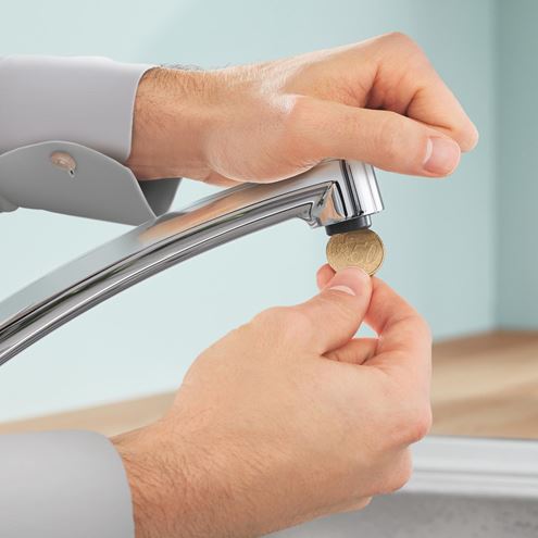 GROHE BAUECO dřezová baterie, chrom 31680000 Obrázek - fotka