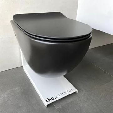 ARTCERAM FILE 2.0 WC sedátko Slim, SoftClose, matná černá FLA014 17 Obrázek - fotka
