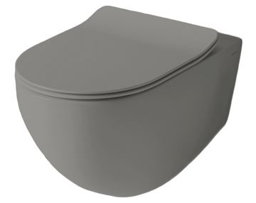 ARTCERAM FILE 2.0 WC sedátko Slim, SoftClose, grey olive FLA014 15 Obrázek - fotka