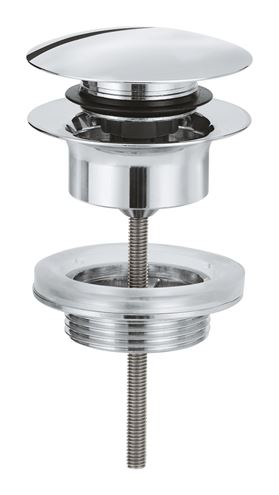 GROHE umyvadlová výpust, click-clack, s přepadem, chrom 65807000 Obrázek - Hlavní obrázek