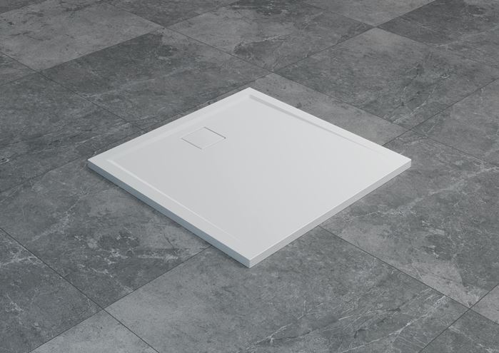 RONAL LIVADA W20Q sprchová vanička 100x100 cm, litý mramor, bez nožiček W20Q 100 04 Obrázek - fotka
