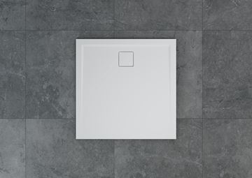 RONAL LIVADA W20Q sprchová vanička 90x90 cm, litý mramor, bez nožiček W20Q 090 04 Obrázek - fotka
