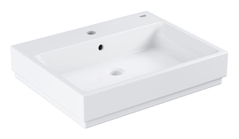 GROHE CUBE CERAMIC umyvadlo 60 cm, s otvorem pro baterii a přepadem, PureGuard 3947300H Obrázek - Hlavní obrázek