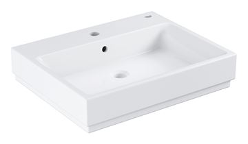 GROHE CUBE CERAMIC umyvadlo 60 cm, s otvorem pro baterii a přepadem, PureGuard