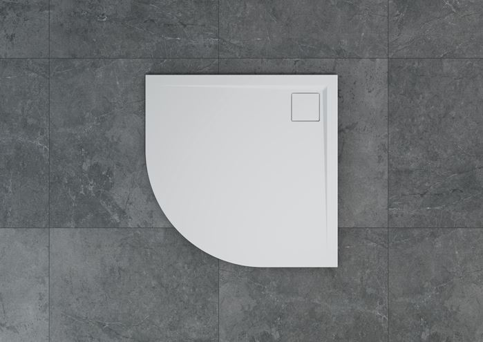 RONAL LIVADA W20R sprchová vanička 80x80 cm, R550, litý mramor, bez nožiček W20R 55 080 04 Obrázek - fotka