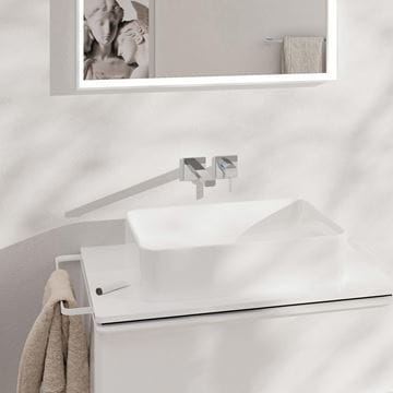 HANSGROHE TECTURIS E umyvadlová podomítková baterie, s odtokovou soupravou, EcoSmart+, chrom 73051000 Obrázek - fotka