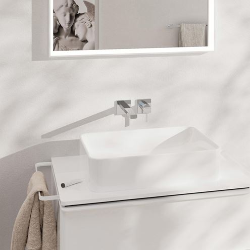 HANSGROHE TECTURIS E umyvadlová podomítková baterie, s odtokovou soupravou, EcoSmart+, chrom 73051000 Obrázek - fotka