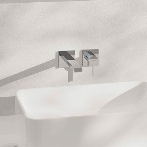 HANSGROHE TECTURIS E umyvadlová podomítková baterie, s odtokovou soupravou, EcoSmart+, chrom 73051000 Obrázek - fotka
