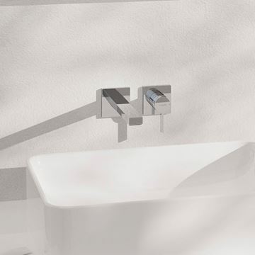 HANSGROHE TECTURIS E umyvadlová podomítková baterie, s odtokovou soupravou, EcoSmart+, chrom 73051000 Obrázek - fotka