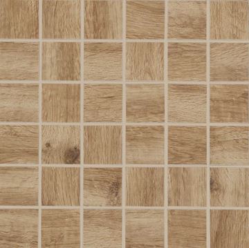 MARAZZI TREVERKHOME mozaika 30x30 cm, lepená na síti, mat, larice
