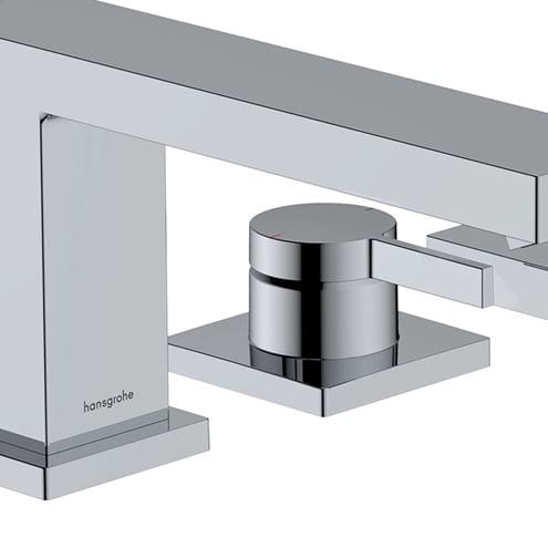 HANSGROHE TECTURIS E baterie na okraj vany, 3-otvorová, se sprchovou soupravou, chrom 73443000 Obrázek - fotka