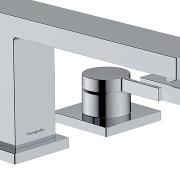 HANSGROHE TECTURIS E baterie na okraj vany, 3-otvorová, se sprchovou soupravou, chrom 73443000 Obrázek - fotka