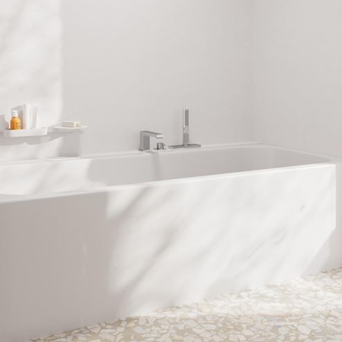 HANSGROHE TECTURIS E baterie na okraj vany, 3-otvorová, se sprchovou soupravou, chrom 73443000 Obrázek - fotka