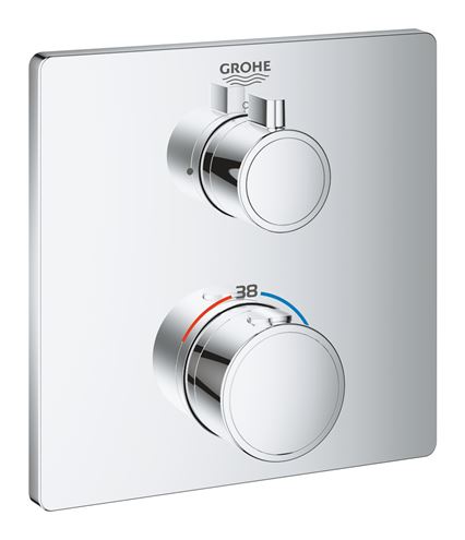 GROHE GROHTHERM sprchová podomítková termostatická baterie, chrom 24078000 Obrázek - Hlavní obrázek