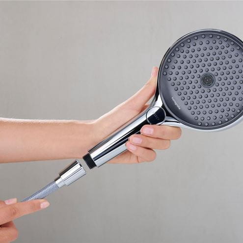 HANSGROHE DESIGNFLEX sprchová hadice 1250 mm, textilní, s ochranou proti překroucení a zlomení, chrom 28220000 Obrázek - fotka
