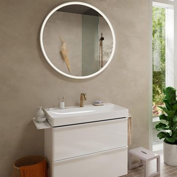 HANSGROHE TECTURIS S 110 Fine umyvadlová stojánková baterie, CoolStart, EcoSmart+, kartáčovaný bronz 73321140 Obrázek - fotka