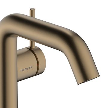 HANSGROHE TECTURIS S 110 Fine umyvadlová stojánková baterie, CoolStart, EcoSmart+, kartáčovaný bronz 73321140 Obrázek - fotka