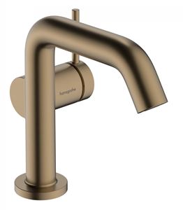 HANSGROHE TECTURIS S 110 Fine umyvadlová stojánková baterie, CoolStart, EcoSmart+, kartáčovaný bronz