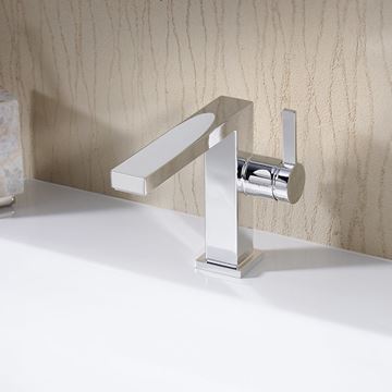 HANSGROHE TECTURIS E umyvadlová stojánková baterie, s odtokovou soupravou, CoolStart, EcoSmart+, chrom 73020000 Obrázek - fotka