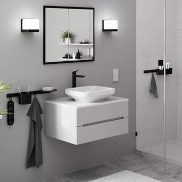 HANSGROHE LOGIS FINE 240 umyvadlová stojánková baterie, EcoSmart, matná černá 71258670 Obrázek - fotka