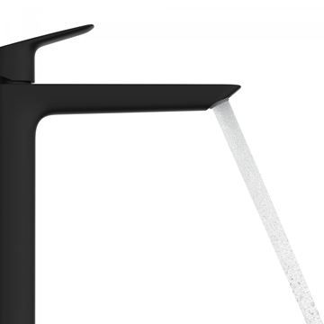 HANSGROHE LOGIS FINE 240 umyvadlová baterie, s odtokovou soupravou, matná černá 71257670 Obrázek - fotka