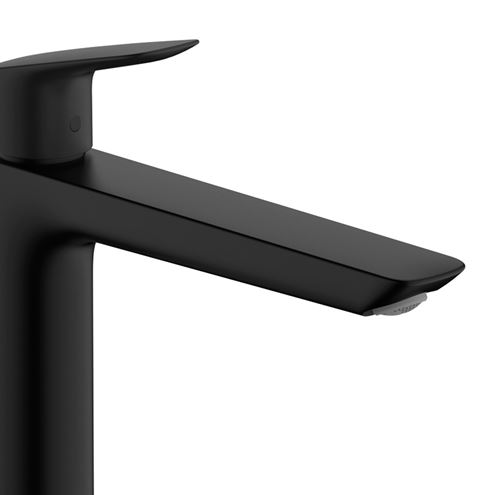 HANSGROHE LOGIS FINE 240 umyvadlová baterie, s odtokovou soupravou, matná černá 71257670 Obrázek - fotka