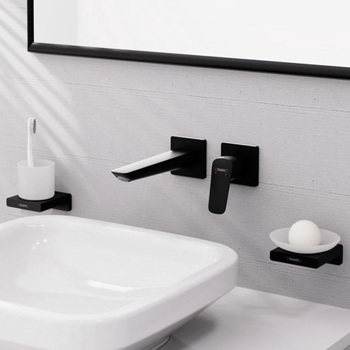 HANSGROHE LOGIS FINE umyvadlová podomítková baterie, s odtokovou soupravou, EcoSmart, matná černá 71256670 Obrázek - fotka