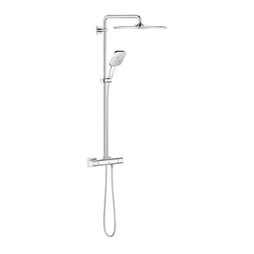 GROHE RAINSHOWER SMARTACTIVE 310 sprchový set s termostatickou baterií, horní sprcha, ruční sprcha se 3 proudy, tyč, hadice, Water Saving, chrom 26652000 Obrázek - fotka