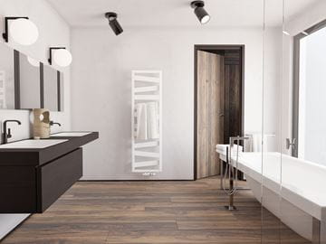 CONCEPT 200 ARTEANO designový radiátor 1230/450, středové připojení, matná bílá 0556 COAR-120-045-0556 Obrázek - fotka