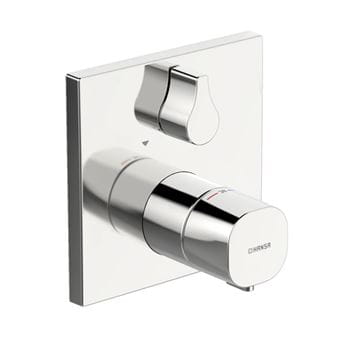 HANSA sprchový set s termostatickou podomítkovou baterií, horní sprcha, ruční sprcha se 3 proudy, hadice, držák, chrom 89950000 Obrázek - fotka