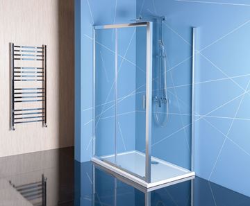 POLYSAN EASY LINE sprchové dveře 110x190 cm, posuvné, aluchrom/čiré sklo EL1115 Obrázek - fotka
