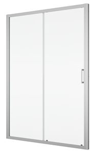 RONAL TOP-LINE TOPS2 sprchové dveře 140x190 cm, posuvné, aluchrom/sklo čiré 