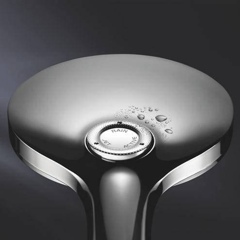 GROHE RAINSHOWER SMARTACTIVE 130 sprchová souprava 3-dílná, ruční sprcha pr. 130 mm, 3 proudy, hadice, držák, Water Saving, chrom 26581000 Obrázek - fotka